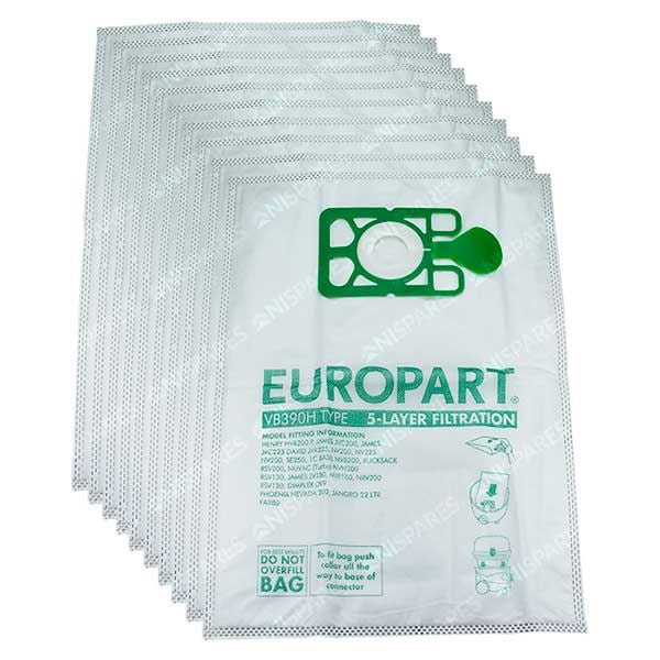 Numatic (Henry) NVM-1CH Vacuum Bags - Pack of 10