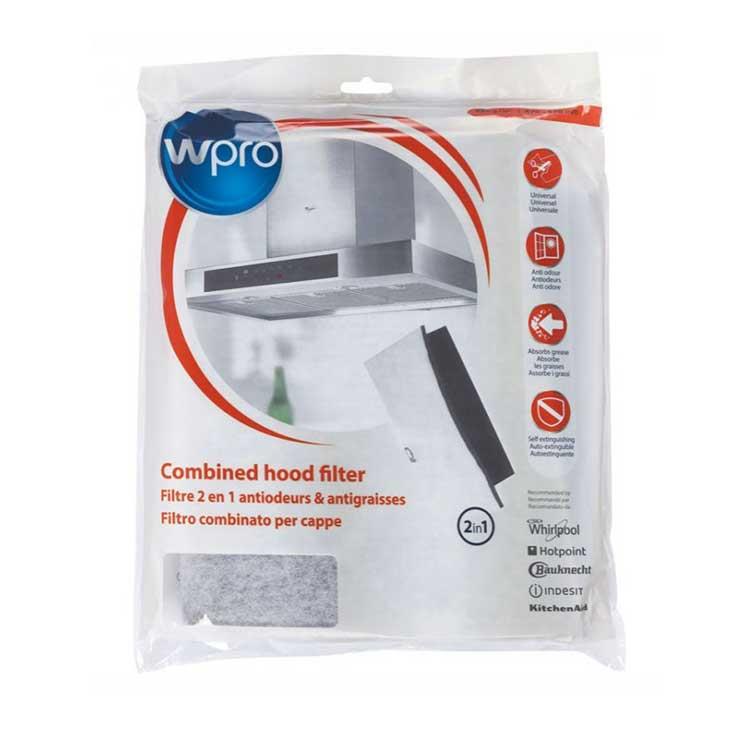 Wpro Universal Cooker Hood 2-in-1 Grease & Carbon Filter